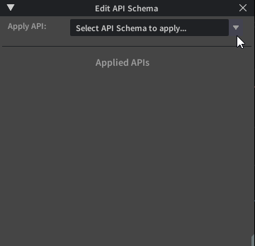 Edit API Schema