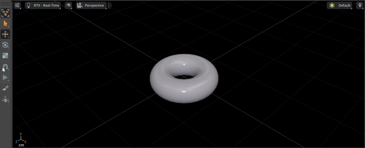 Result animation of setting the OnStageEvent nodes.