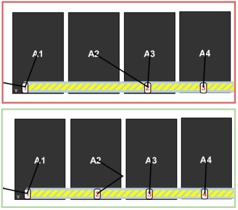 Ensure Cable Trays have entry and exit points in front of all cabinets