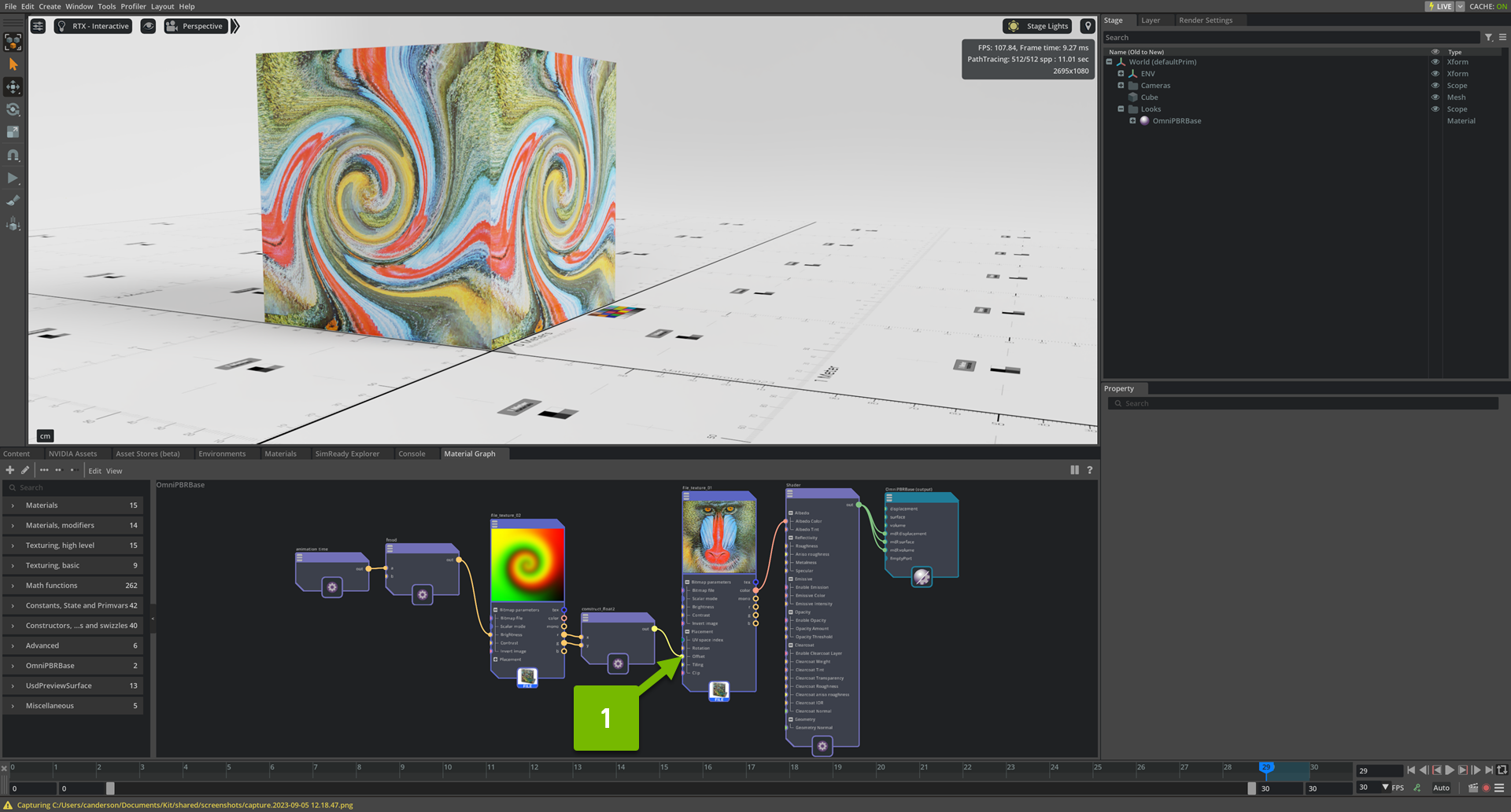 tile and offset inputs