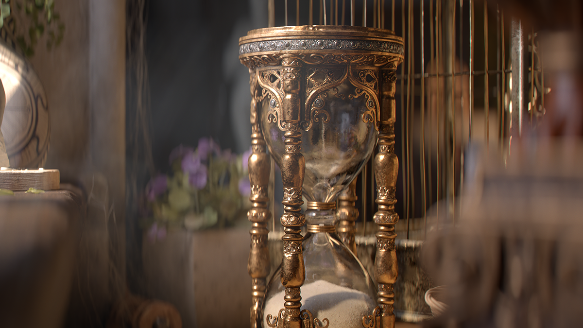 da Vinci Workshop Hourglass Render